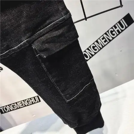 Free postage) Spring and Autumn Fashion Simple Harem Pants Boy Casual Jeans for 2-6 Years Old Children