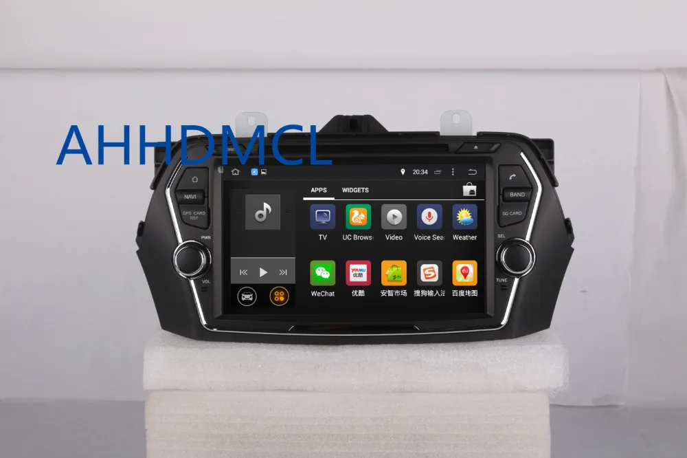 Clearance AHHDMCL Car Multimedia Player Stereo Radio Audio DVD Android 9.0 GPS Navigation For Suzuki Ciaz Alivio 2014 2015 2016 2017 4