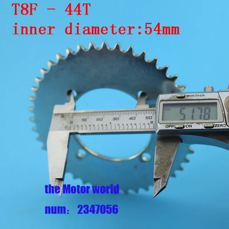 T8F 44 зуб 54 мм сзади Звездочка для 47cc 49cc двигатель карманный велосипед Goped Скутер Мини Мото ATV Quad