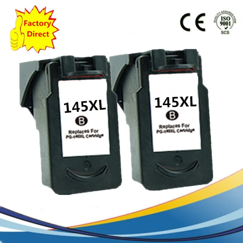 2BK PG145 XL PG 145 145XL PG-145 PG-145XL PG145XL чернильные картриджи восстановленные Pixma MG2410 MG2510 MG 2410 2510 MG-2410 - Цвет: 2BK
