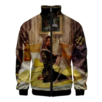 

HEIZE Hip Hop R&B Korean Kpop We Don't Talk Together 3D Cool Japan stand collar zip sweatshirt Fashion Casual Jacket Windbreaker