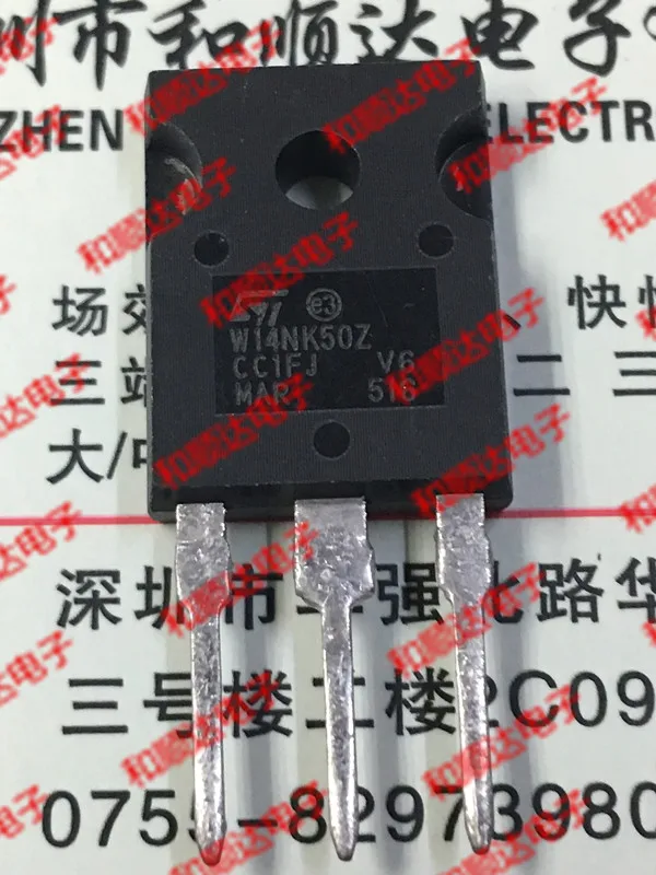 W14NK50Z STW14NK50Z новый оригинальный 14-247-500 В |