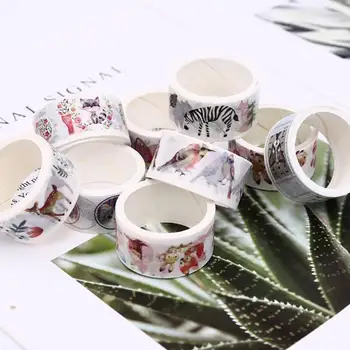 

Fashion 12 Rolls Washi Masking Tape Set Petal Paper Masking Tapes Japanese Washi Tape DIY Scrapbooking Sticker 15mm x 2m