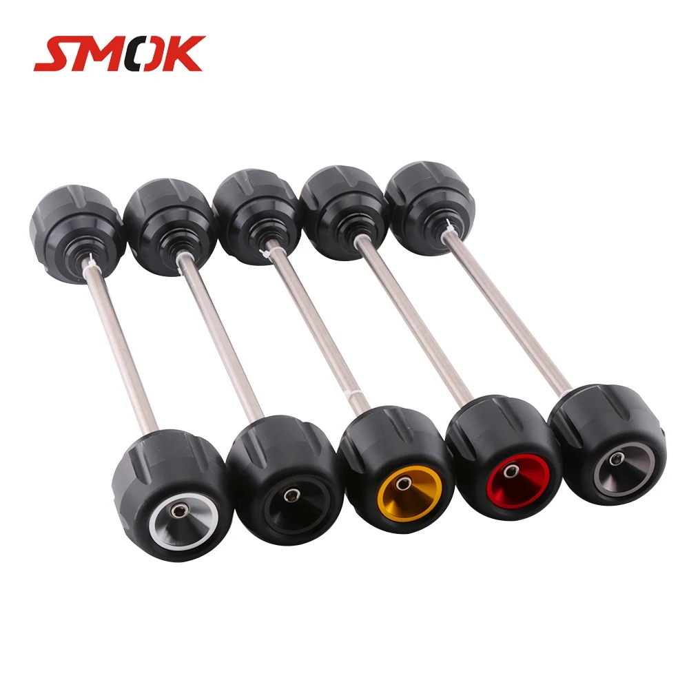 

SMOK Motorcycle CNC Aluminum Front Axle Fork Crash Sliders Falling Protection FOR HONDA CB650F CBR650F 2014 2015 2016 2017 2018