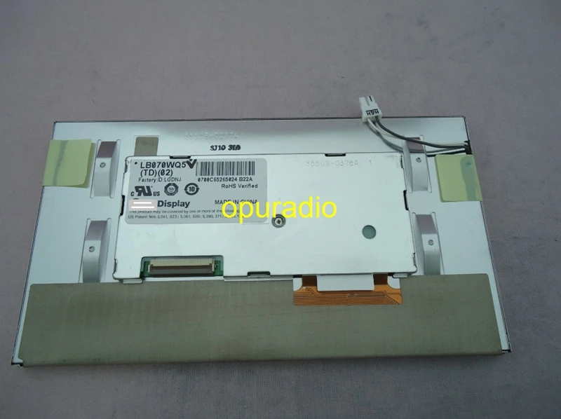 Оригинальный новый 7 дюймовый экран Φ LB070WQ5(TD)(01) для Opel Vauxhall автомобильный dvd