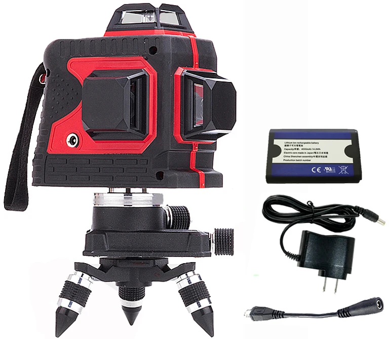 

3D 12Lines laser level Red Laser level Self-Leveling 360 Horizontal Vertical Cross Super Powerful Laser Beam Line