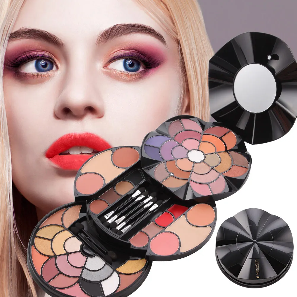 

2019 Hot sale Multifunctional Cosmetics Palette 43 Colors Eyeshadow with Blush Pressed Powder Kit