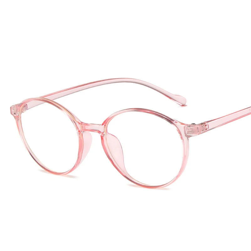 [EL Malus] ретро овальные очки оправа для мужчин и женщин прозрачный объектив розовый синий светло-коричневый оттенки светового дизайна