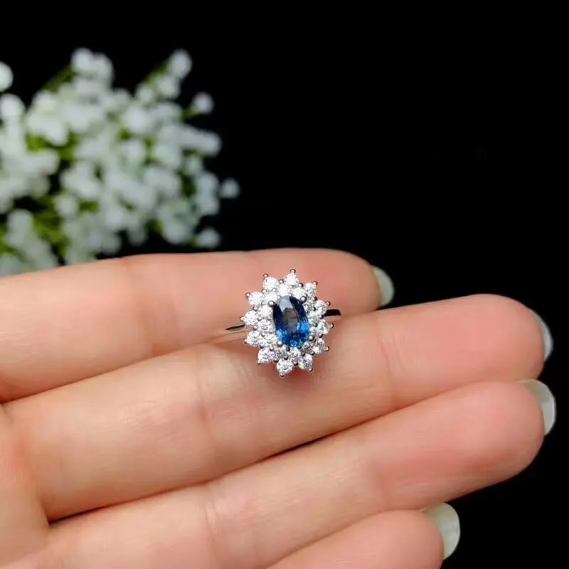 Кольцо shilovem из серебра 925 пробы, Настоящее натуральное сапфировое кольцо, изысканное украшение на свадьбу, новая ручка-подарок к Рождеству, bj0406088agl