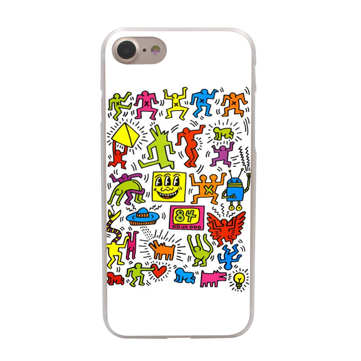 Жесткий чехол Lavaza Keith Haring art для телефона iPhone XR X XS 11 Pro Max 10 7 8 6S 5 5S SE 4 4s