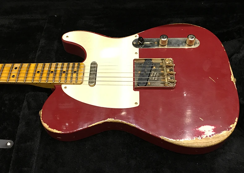 ,classical  electric Guitar relics by hands.support customization. 100% handmade guitar electric guitar 