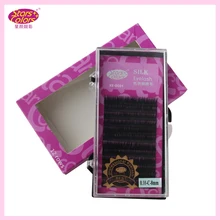 5 лотков высокого качества натуральные накладные ресницы из натурального шелка 12 рядов толстые одноглазные ресницы ресница ручной работы Макияж Расширение