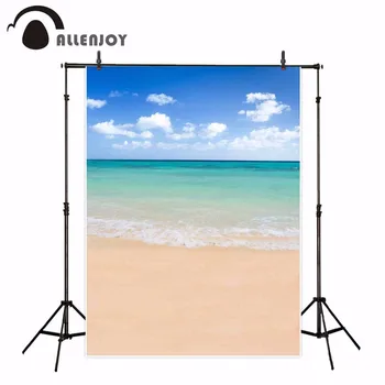 

Allenjoy seaside Photo background Beach sky blue sea change color gradients photography backdrops fond studio photo