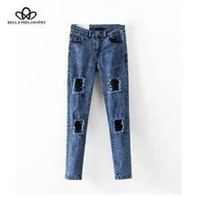 Wonder Новые Летние Осенние женские повседневные однотонные джинсы с высокой талией женские прямые брюки на молнии женские длинные джинсы с дырками