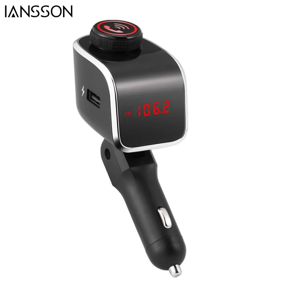 

New Car MP3 Bluetooth Handsfree FM Cigarette Lighter Socket Powered USB Music Player Support TF Card U-disk MP3 Music Player