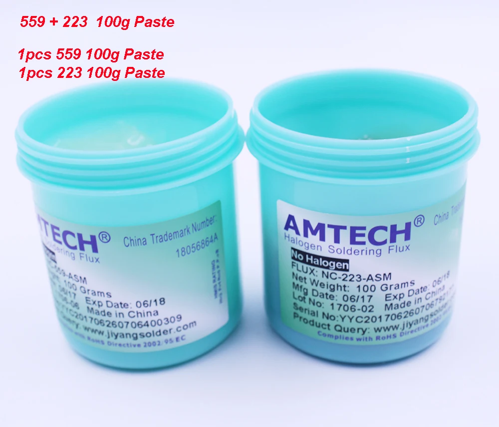 AMTECH RMA-223-UV 100g SMT/SMD BGA паяльная паста для печатной платы Rework Reballing сварочные инструменты для ремонта