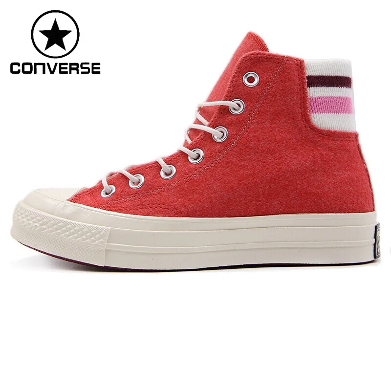 Оригинальный Новое поступление 2019 Converse зажимы 70 унисекс Скейтбординг обувь холщовые кеды