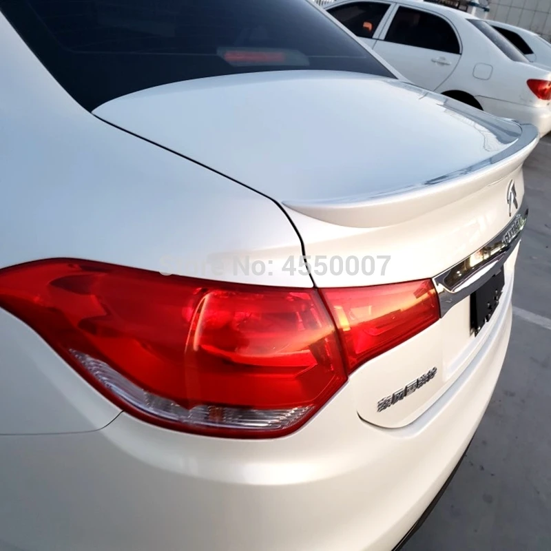 Высококачественный праймер цвет ABS Материал автомобильный спойлер заднего крыла для Citroen C4