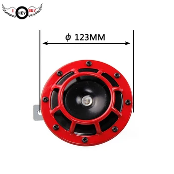 

I Key Buy 12v 115dB Hella Super Loud Compact Electric Blast Tone Air Horn Kit For Motorcycle Car