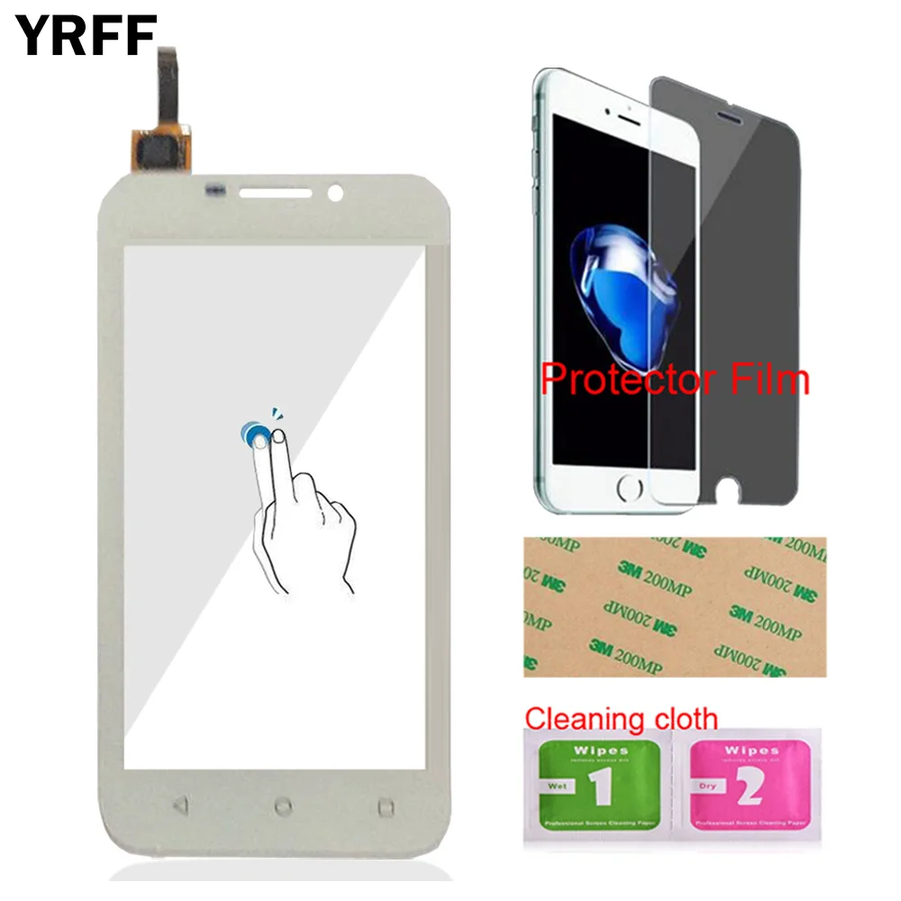 YRFF для Huawei Y541 U02 Y541U02 Y5 Y5c сенсорный экран дигитайзер Переднее стекло объектив