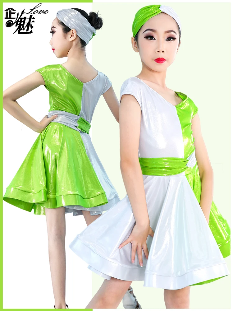 Костюмы для латинских танцев Одежда High-end Performance Gonggong Performance Garment Black Pool grade Examination costume skirt