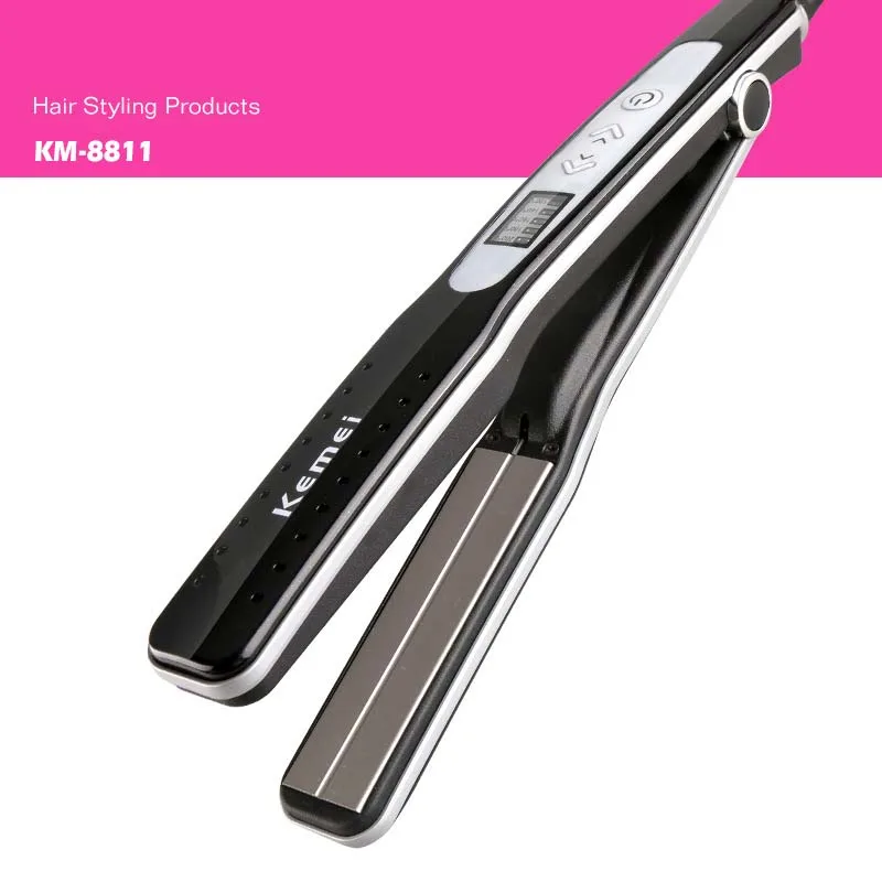 Kemei KM-8811 выпрямитель для влажных и сухих волос прямые бигуди для волос