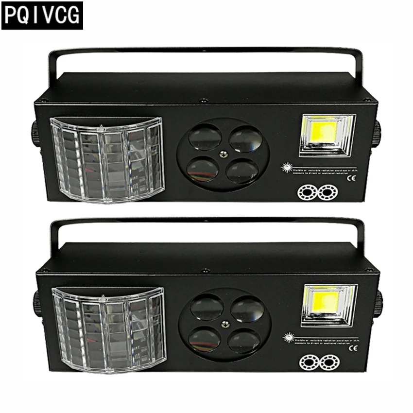 2 шт./4 в 1 efftec световой лазер + узор луч стробоскоп 4 dmx512 dj светильник вая балка KTV