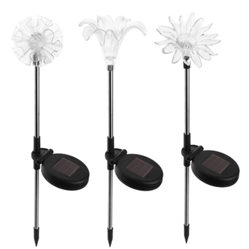 Color-Changing LED Garden Solar Light Outdoor Waterproof  MushroomLily Solar LED for Garden Decoration Path Lawn Solar Lamp  (6)