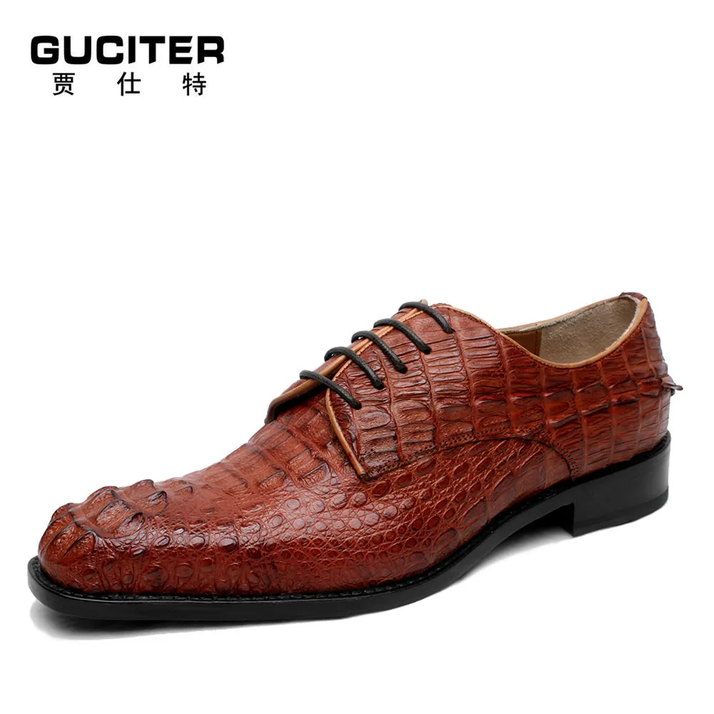 Homme Homme Aspect Cuir Peau De Crocodile À Enfiler Chaussures Couleur Rouge Taille 7-12 Homme Homme Aspect Cuir Peau De Crocodile À Enfiler Chaussures Couleur Rouge Taille 7-12