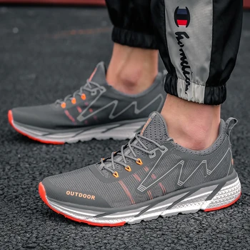 

GUDERIAN 2019 New Mesh Breathable Sneakers For Men Unisex Outdoor Walking Shoes Male Footwear Trainers Men Scarpe Uomo Sportive