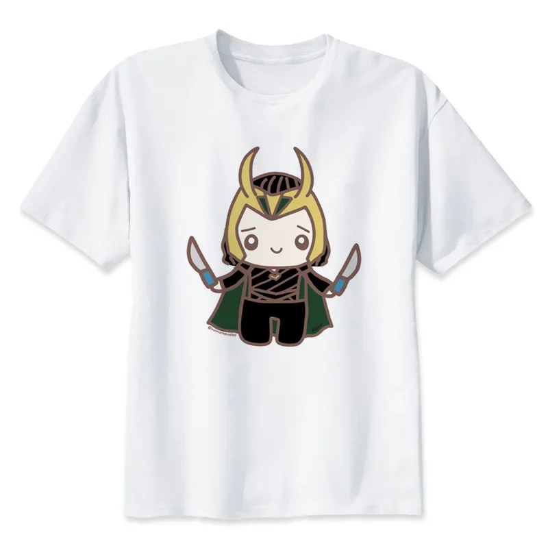 

loki Print T-shirt Summer Brand Cotton T Shirt Man Casual T Shirts Y1861