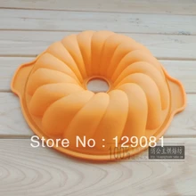 Новое поступление силиконовый гель форма для торта большая спираль с ручкой высокая термостойкость