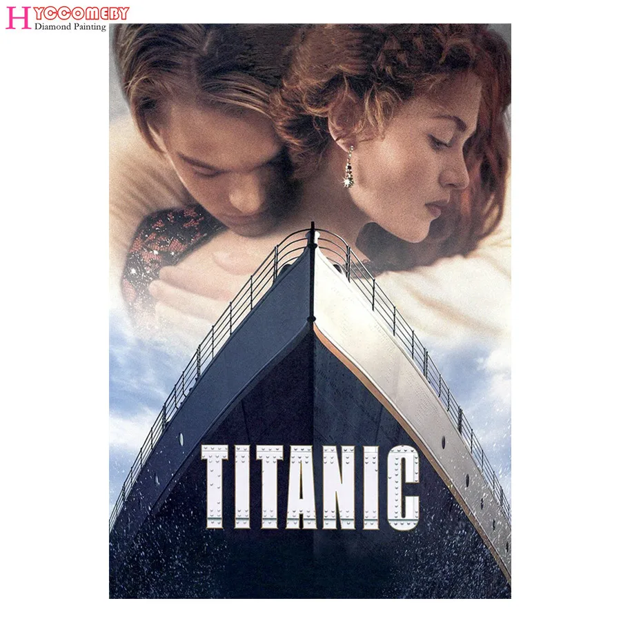 

5D Diamond Painting Movie Titanic Dead DIY full round square Diamond Embroidery Diamond Mosaic Cross Stitch decoration gift