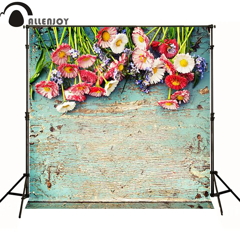 

2M*3M(6.5ft*10ft) Children photography background Newborn photo Colorful flowers Green wall for Professional photography studio