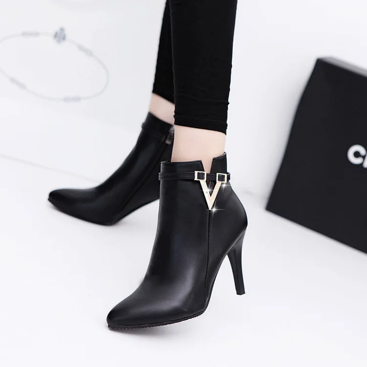 

Women Shoe Genuine Leather SE Pump Super High Heels Thin Heel 888