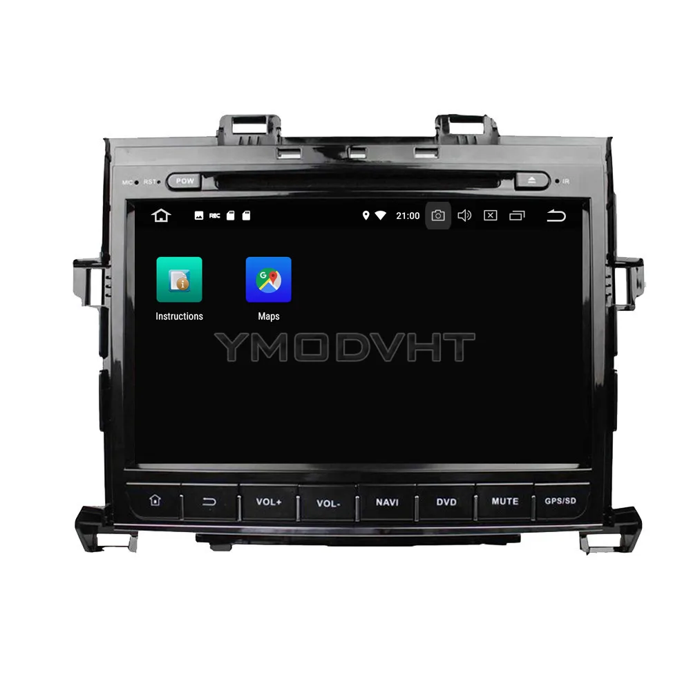 Ymodvht 9 дюймов Android 8,0 Octa Core PX5, 4 Гб оперативной памяти, 32 Гб встроенной памяти, автомобильный DVD Радио Стерео gps для TOYOTA Alphard 2007 2008 2009 2010 2011 2012 2013