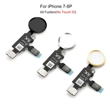 Для iPhone 7, 7plus 8 8 Plus универсальная домашняя кнопка гибкий кабель в сборе Новейшая функция возврата запасные части без сенсорного ID