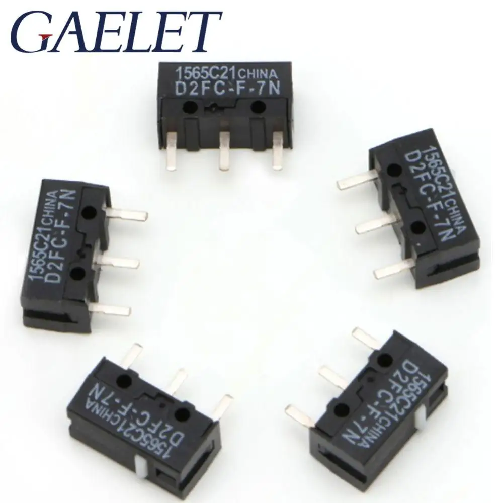 

20PCS OMRON Micro Switch Microswitch D2FC-F-7N For Mouse Button Fretting D2F-J Microswitch