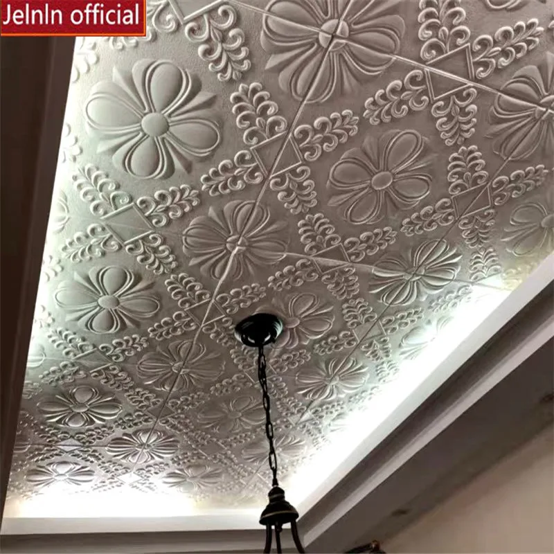 3d geometric pattern ceiling soft wall stickers study diningroom livingroom bedroom waterproof anti-collision foam wall stickers