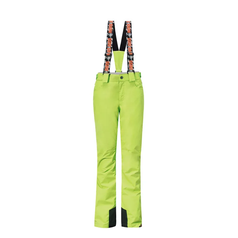 Gsou Snow/лыжи ремень брюки водонепроницаемый ветрозащитный красный зеленый зимние спортивные брюки оборудование для сноуборда красочные лыжные штаны
