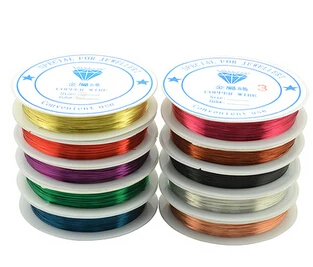 

10 Rolls Copper Jewelry Wire Mixed Color jewelry finding diy jewelry making accessories diy jewelry wire