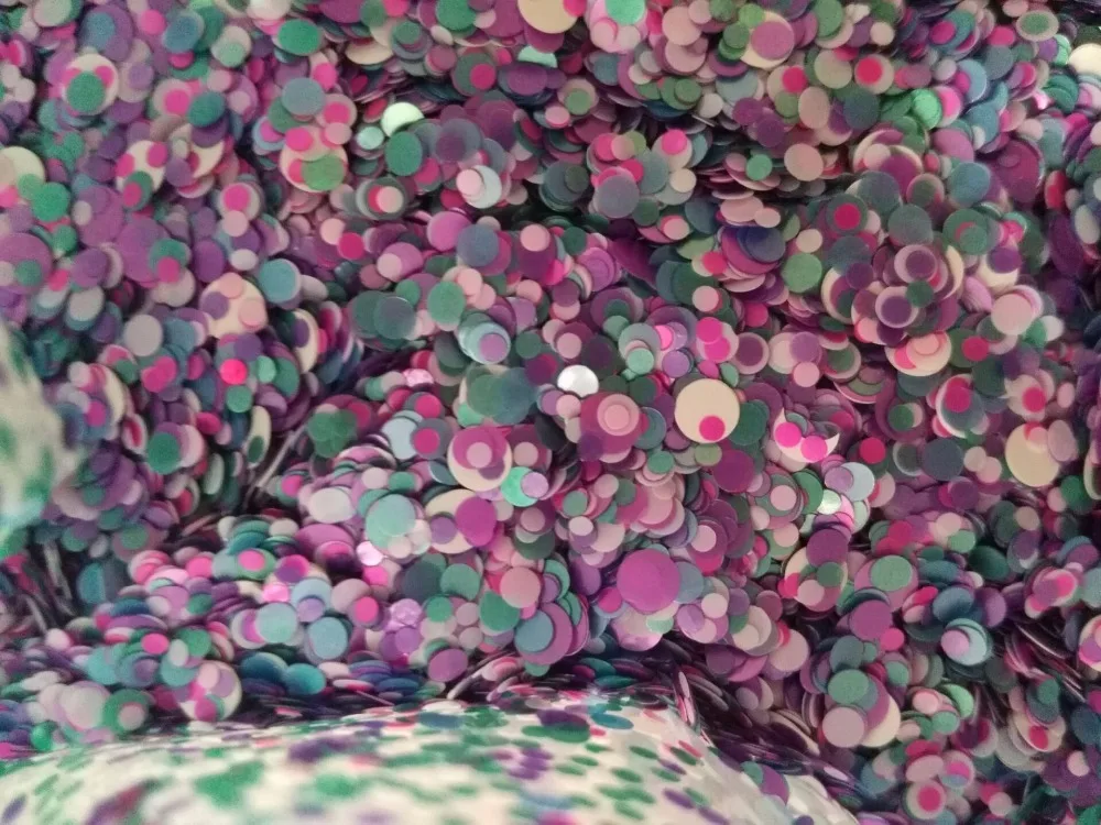 

Green Purple White 100g Paille Ultrathin Sequins Mixed Nail Art ROUND Shapes Confetti Sequins Acrylic Round Nail Glitter 02