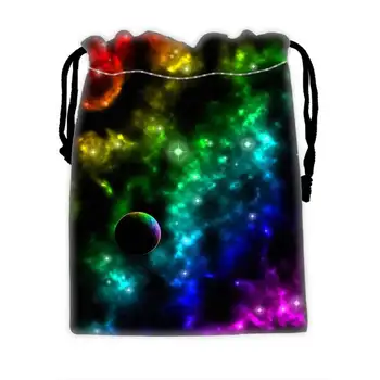 

Custom COOL galaxy drawstring bags for mobile phone ablet PCjewelry gift packaging bags Christmas Gift Bags free shipping SQ0709