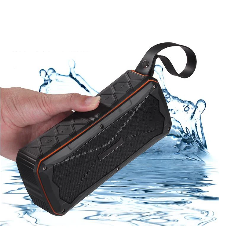 

2018 New IP66 outdoor portable waterproof Bluetooth speaker Handsfree TF card player speaker