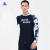 XXL Men Rash Guard Shirts Unique Printing Surfing Diving UPF50+ UV Protection Beach Long Sleeve Swimwear Suit Prevent Jellyfish 6