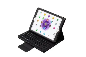 

2 in 1 Removable wireless Bluetooth Keyboard + PU Leather Case For Apple iPad Pro 10.5 2017 Fashion Solid Case With Keyboard
