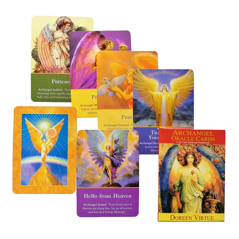 

Magic Archangel Oracle Cards Earth Magic:read Fate Tarot Card Game For Personal Use Board Game A 45-card Deck