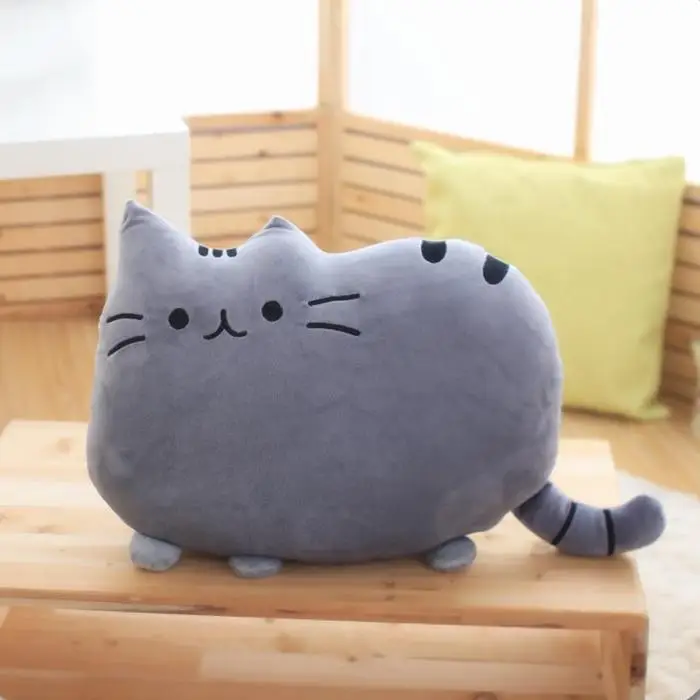 Kawaii кошки плюшевые подушки милые животные Catty плюшевые игрушки куклы для детские домашние декорации HFing