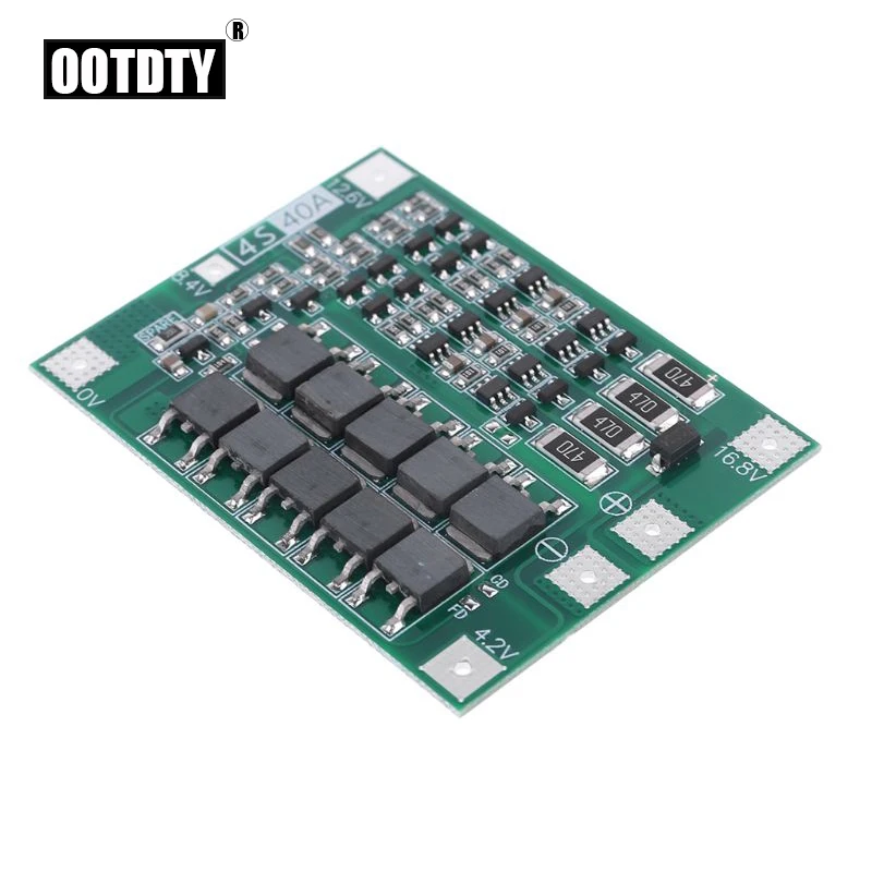 

Li-ion Lithium Battery 18650 Charger PCB BMS Protection Board Balanced Charge For Drill Motor 14.8V 16.8V Lipo Cell Module