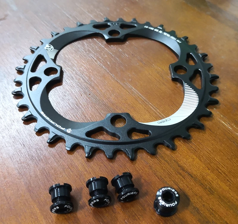 fouries сеть MTB кольцо 96BCD MTB велосипед Адреналин chainring зуб диска 36T 38T для MTB горный велосипед шоссейный велосипед